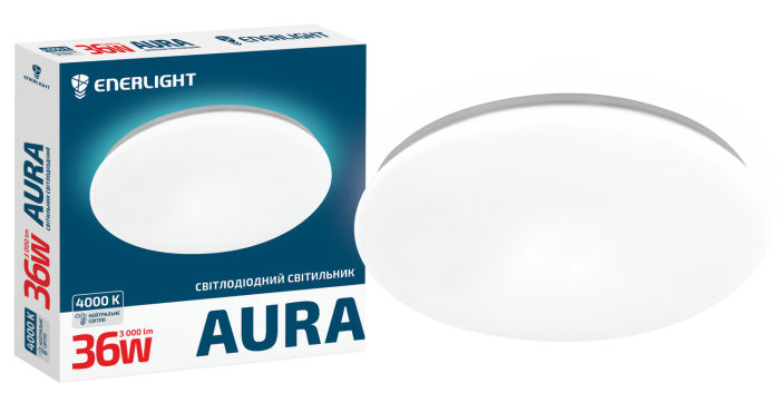 CВІТИЛЬНИК СТЕЛЬОВИЙ ENERLIGHT AURA 36ВТ 4000К